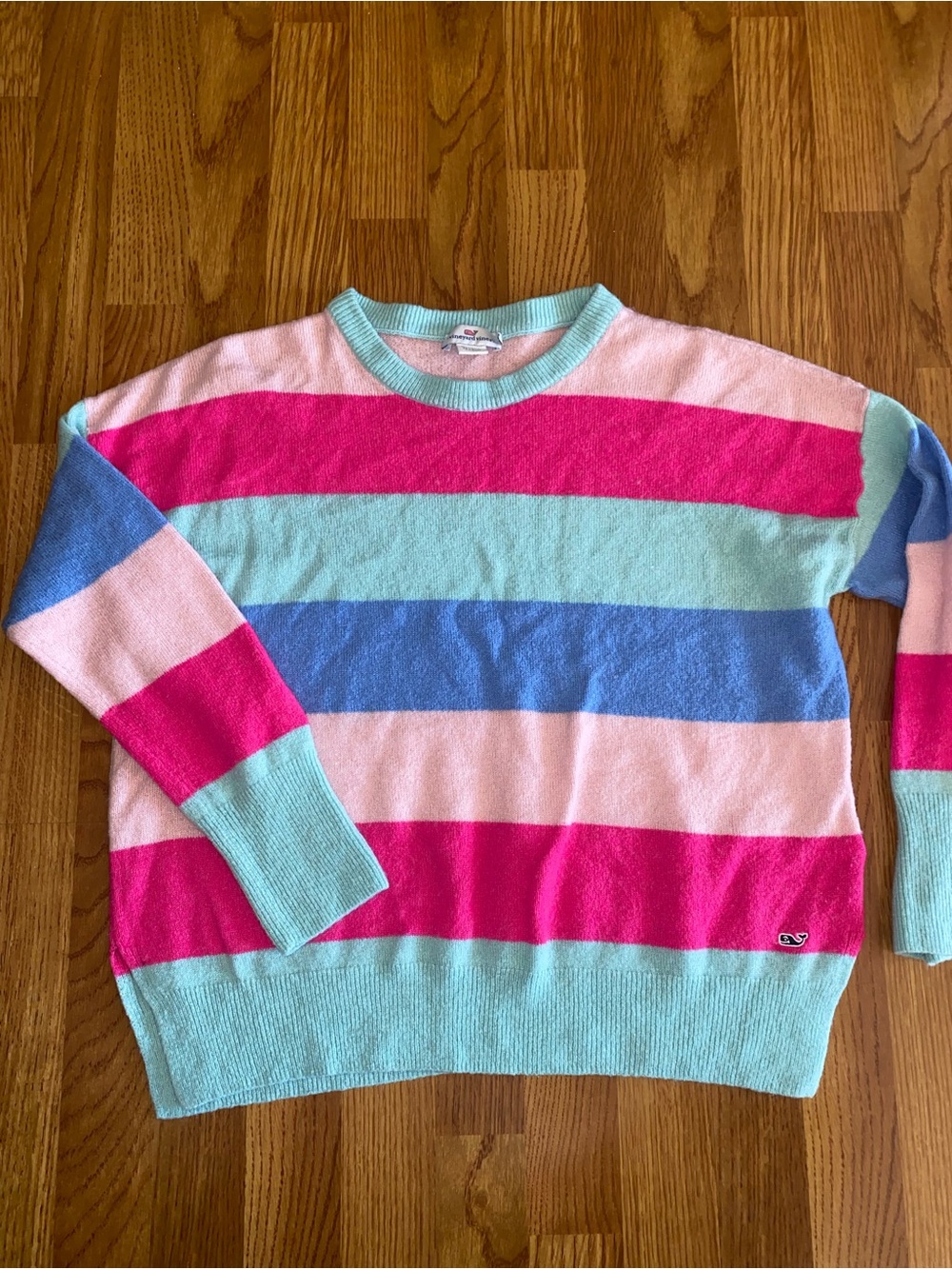 Vineyard Vines Women's Coastal Stripe Crewneck Sweater